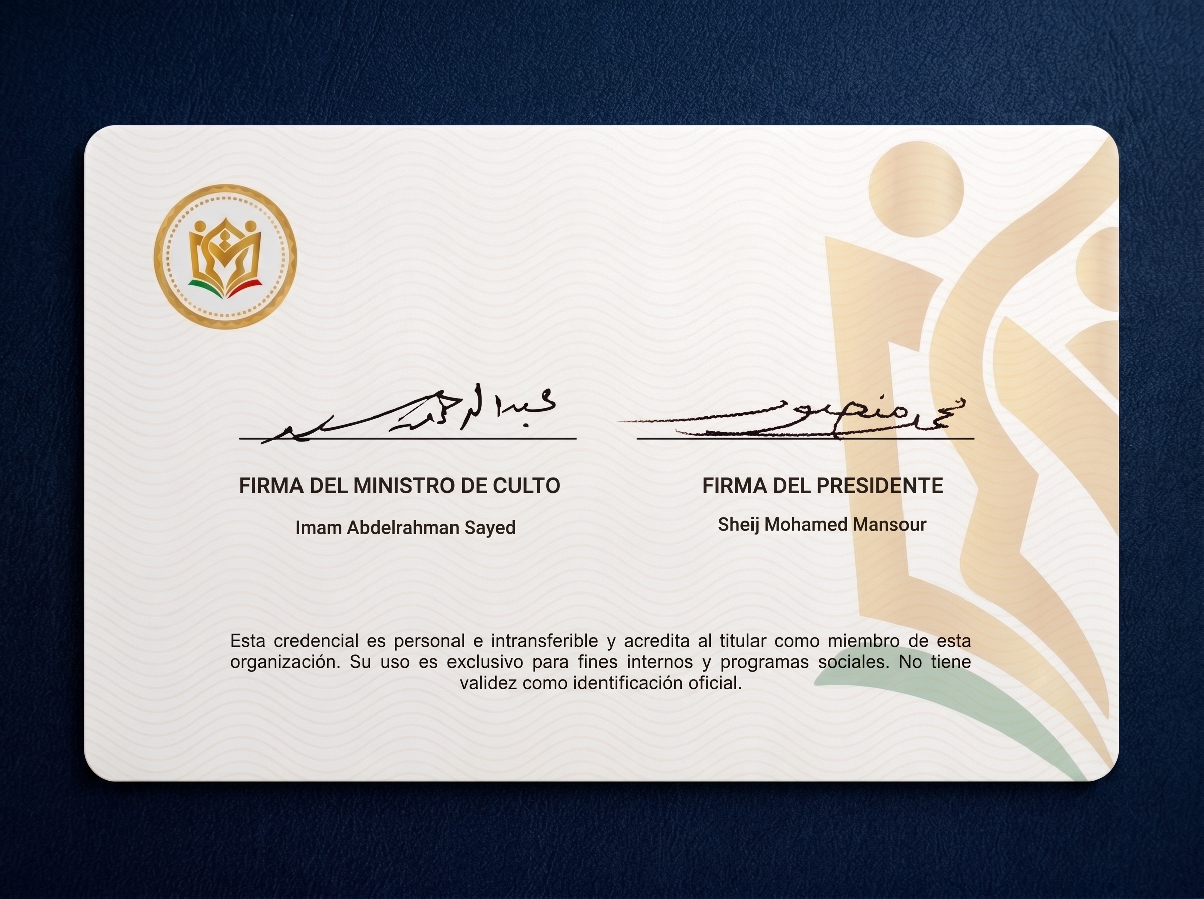 Credencial Trasera