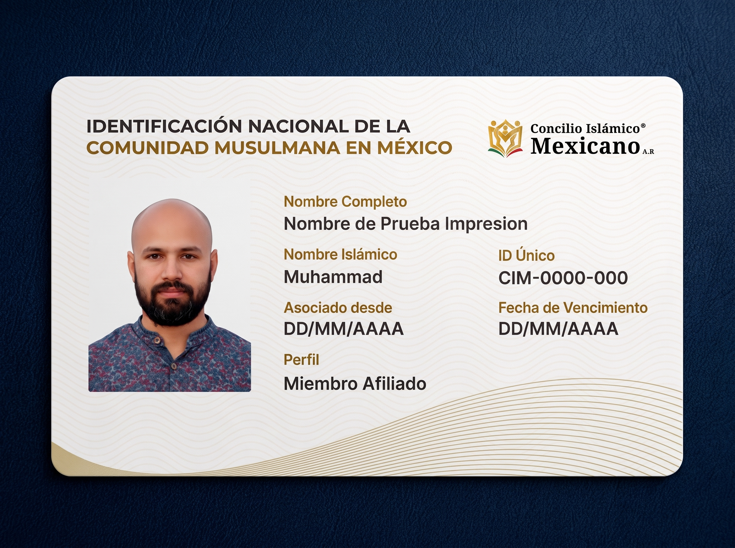 Credencial Frontal